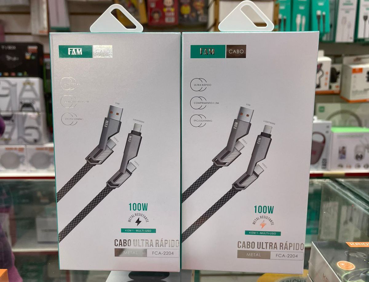 Cabo ultra rápido vários pontas FAM