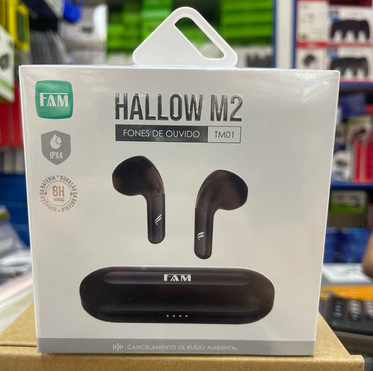 Fone de ouvido sem fio FAM HALLOW M2