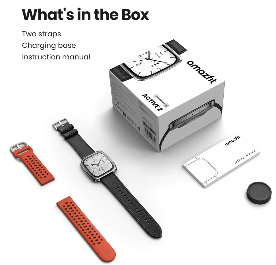 Smartwatch Amazfit Active 2 Square