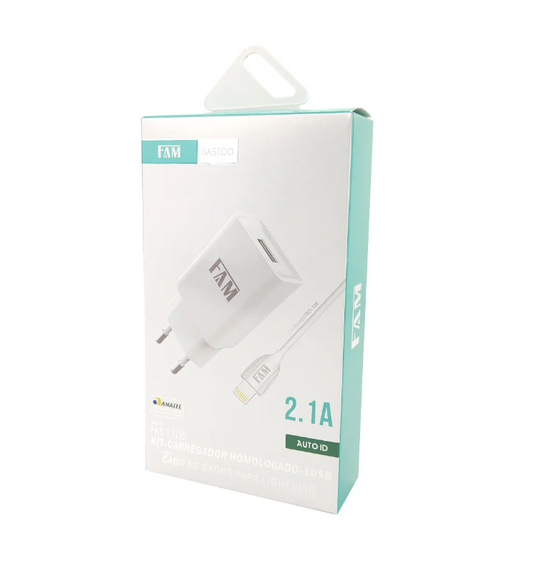 Carregadores USB para Todos os Dispositivos: Tipo-C, Mini USB e Lightning