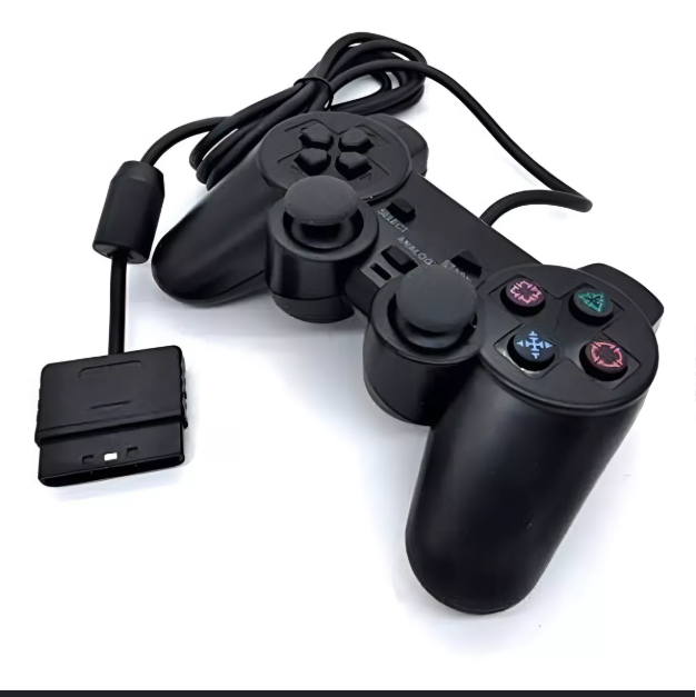 Controle COMPATÍVEL com PS2 com e sem fio.