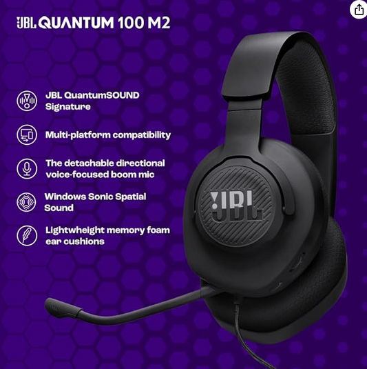 Fone de ouvido JBL Quantum 100 M2