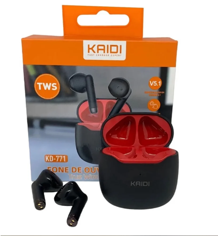 Fone de ouvido sem fio KAIDI KD-771