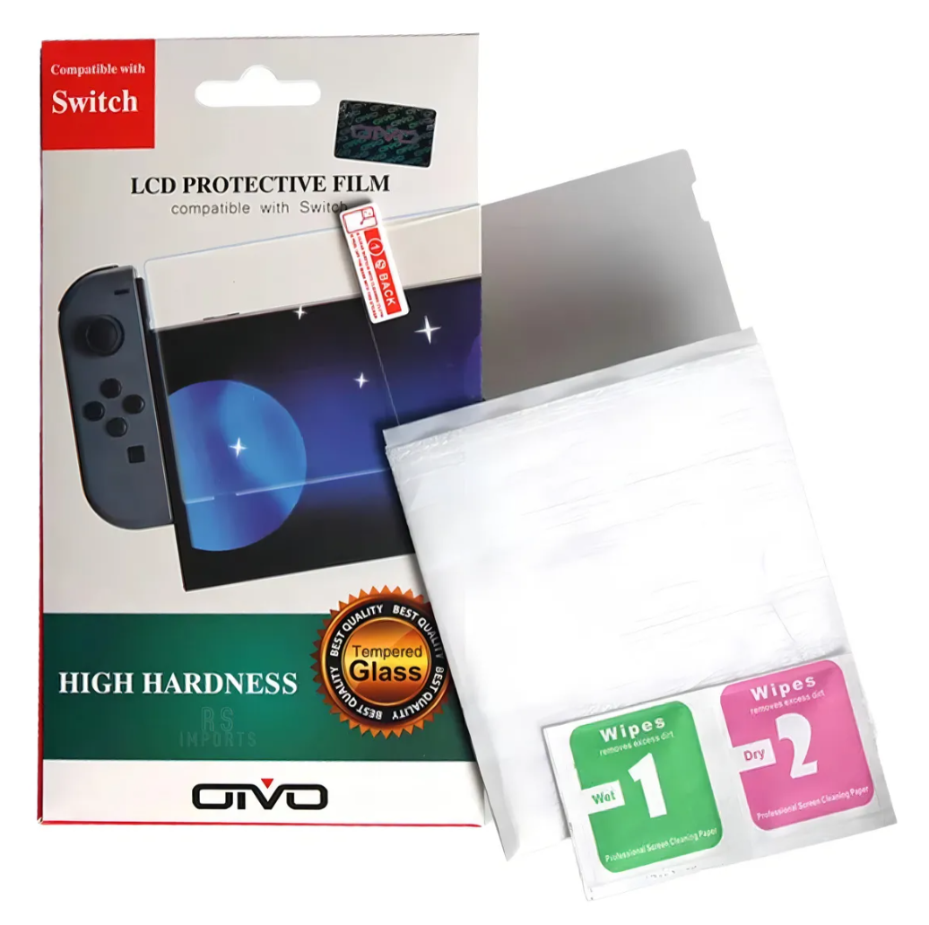 🛡️ Película Protetora para Nintendo Switch v2