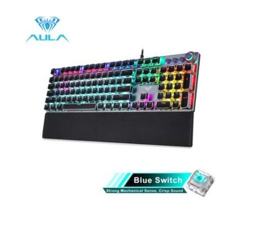 Teclado Mecânico AULA F2058 - 104 teclas