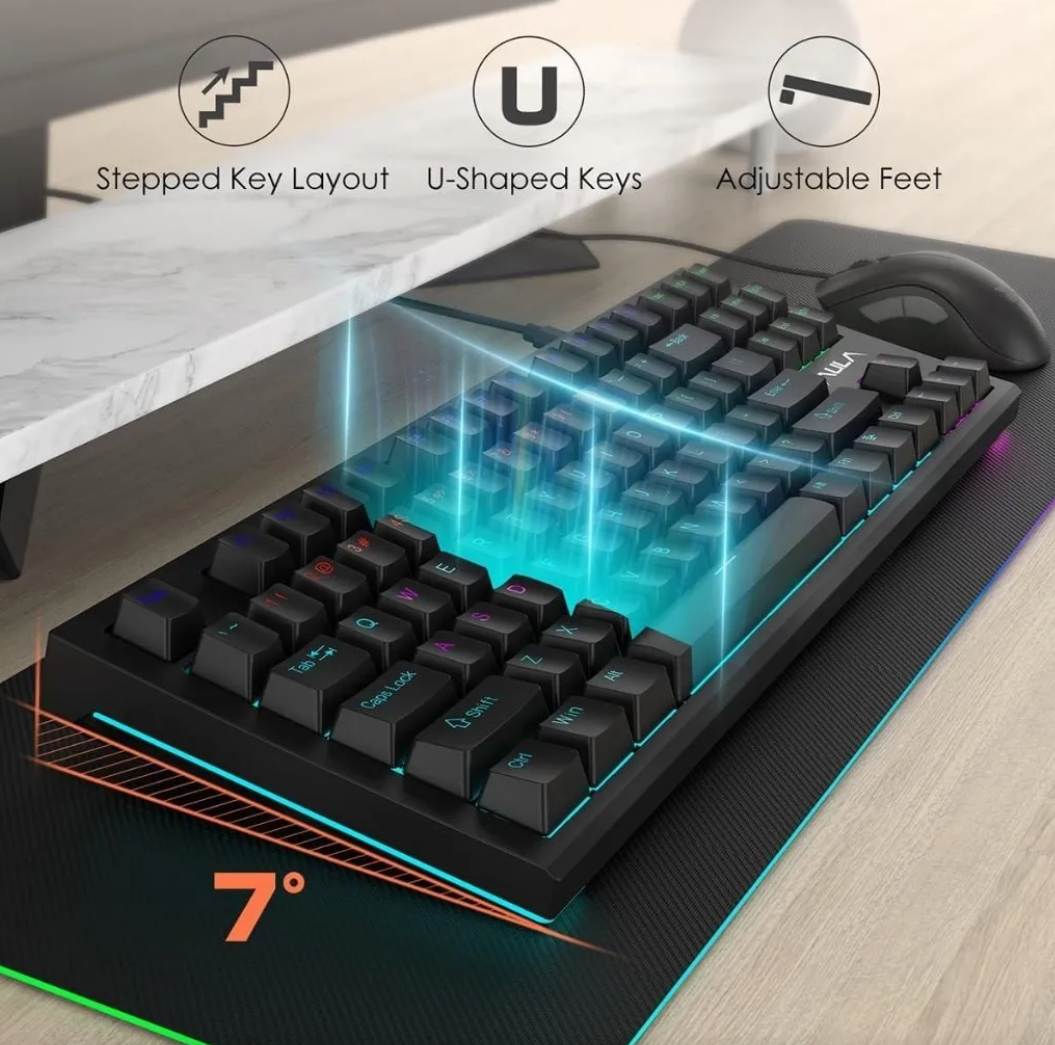 Teclado Mecânico AULA F3032 - 87 teclas