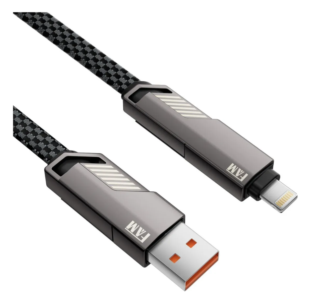 Cabo Ultra Rápido 4 em 1 - Lightning Tipo C - USB Tipo C - FCA-2204 - FAM