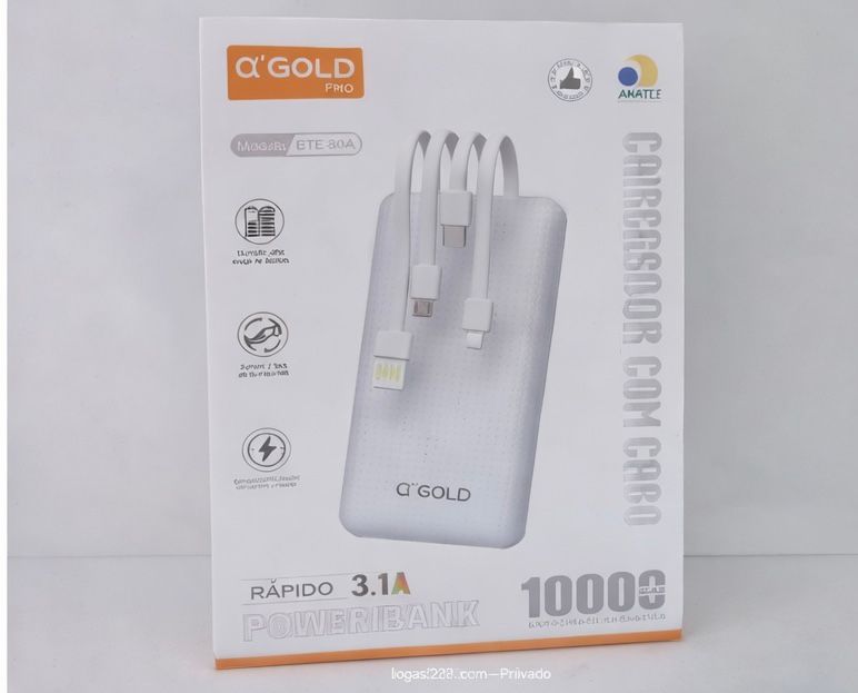 Power Bank 10000MAH GOLD