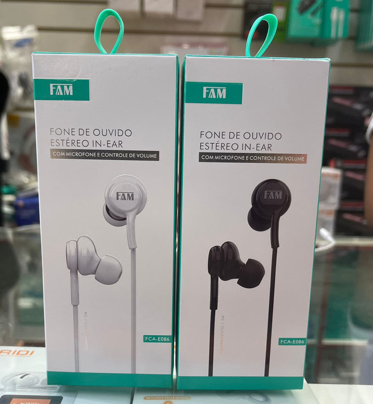 Fone de ouvido P2 FAM
