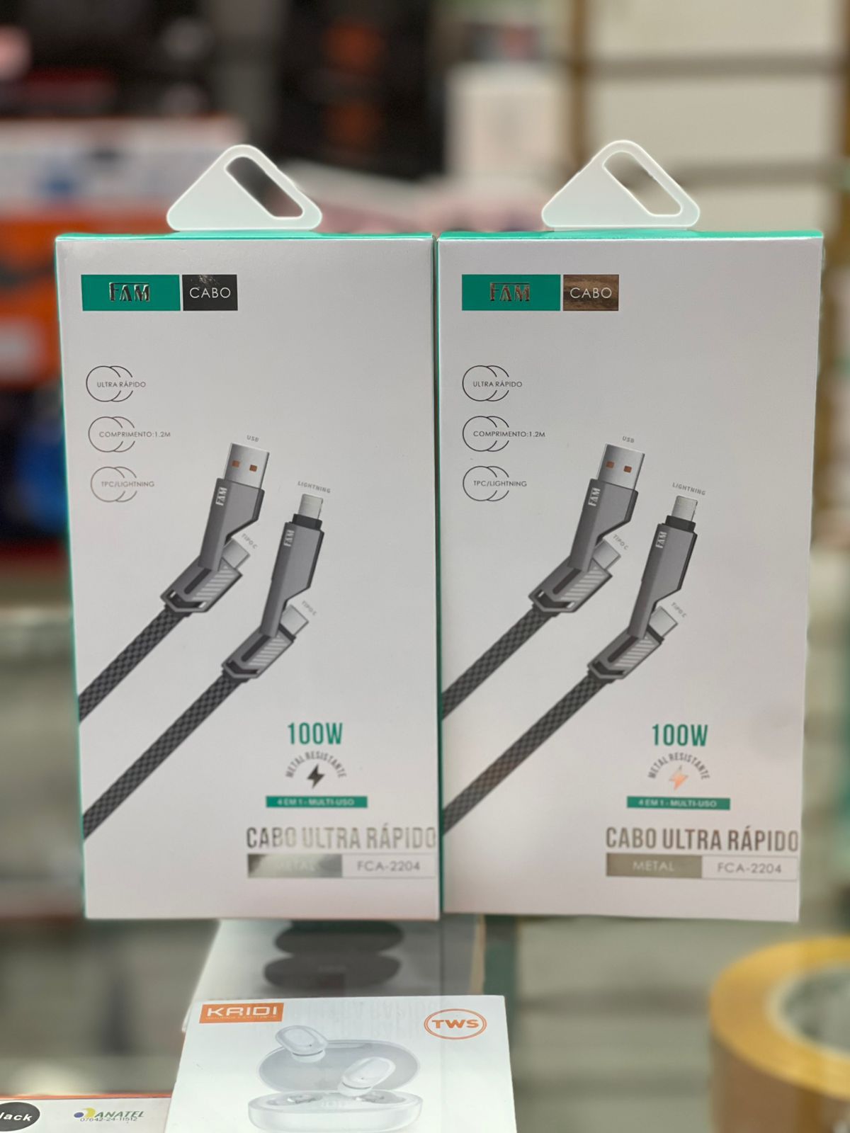 Cabo ultra rápido vários pontas FAM