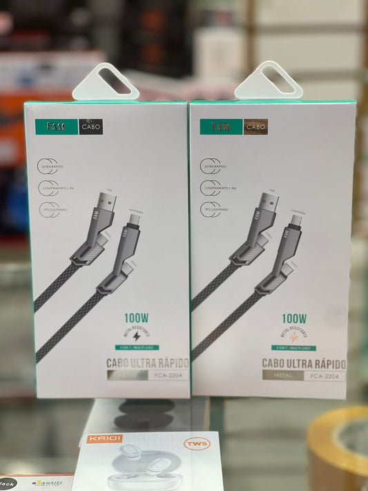 Cabo ultra rápido vários pontas FAM