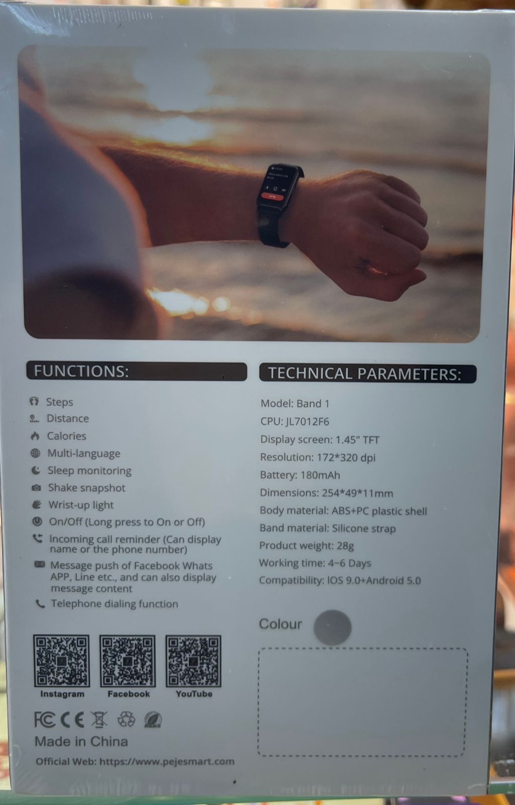 Relógio Peje BAND 1