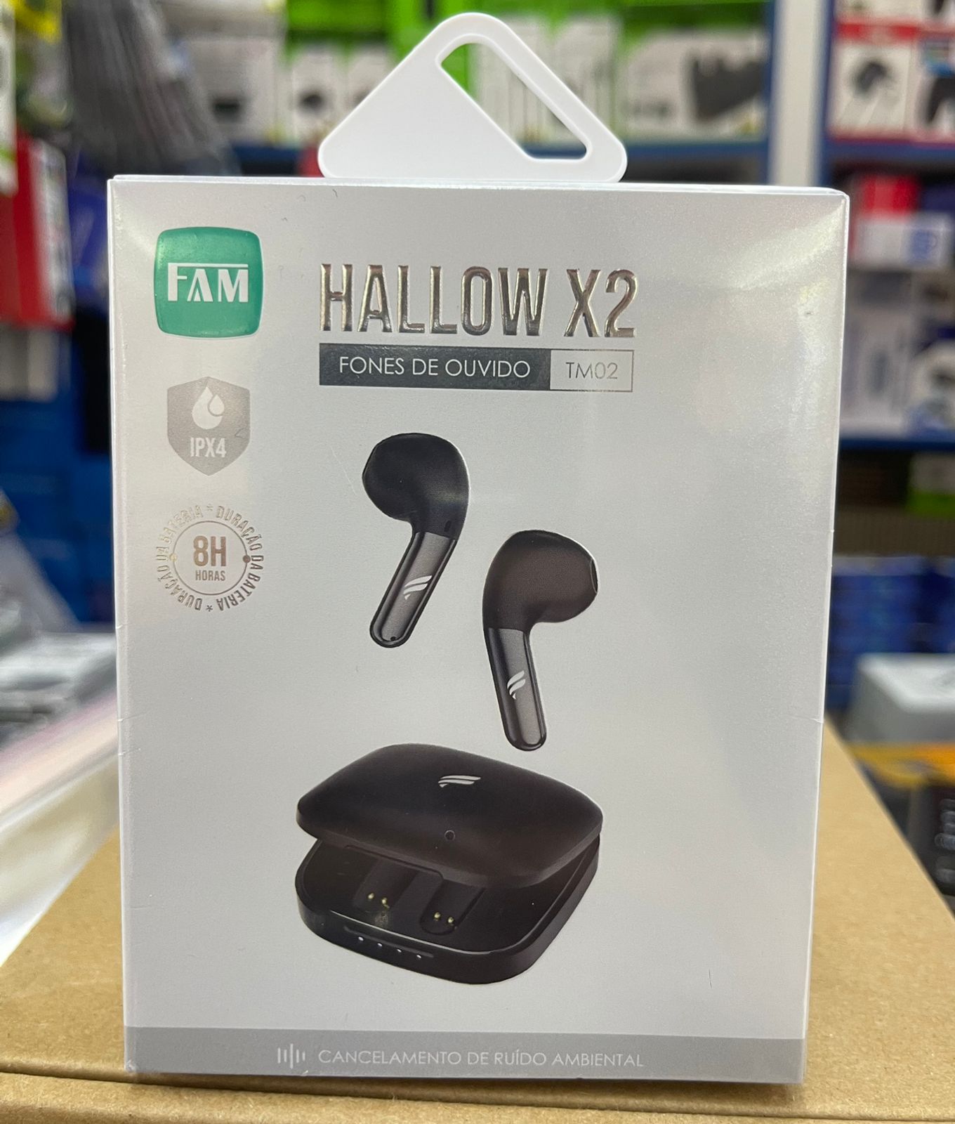 Fone de ouvido sem fio FAM HALLOW X2