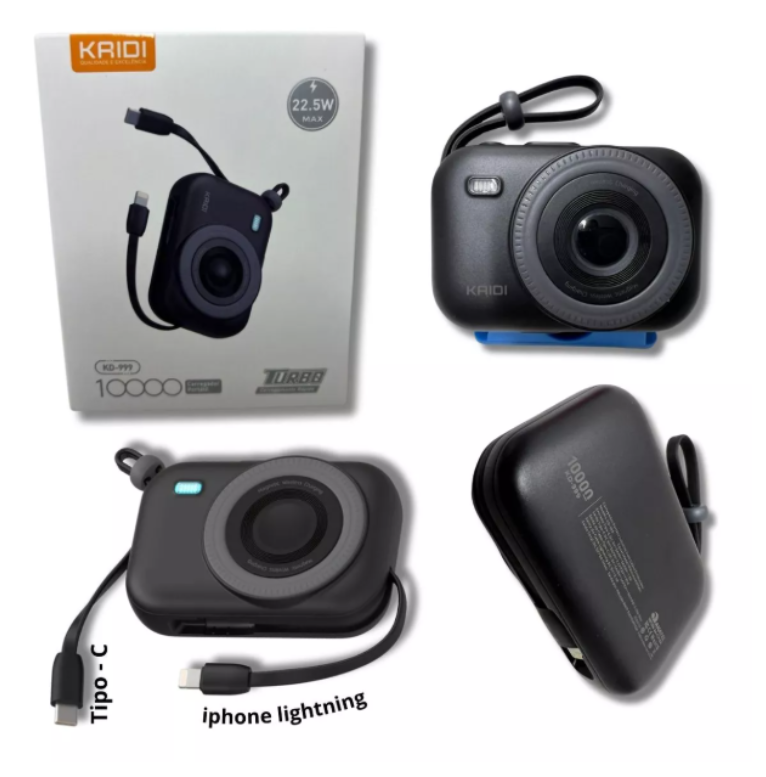 Carregador portatil Kaidi KD-999 - 10.000mAh