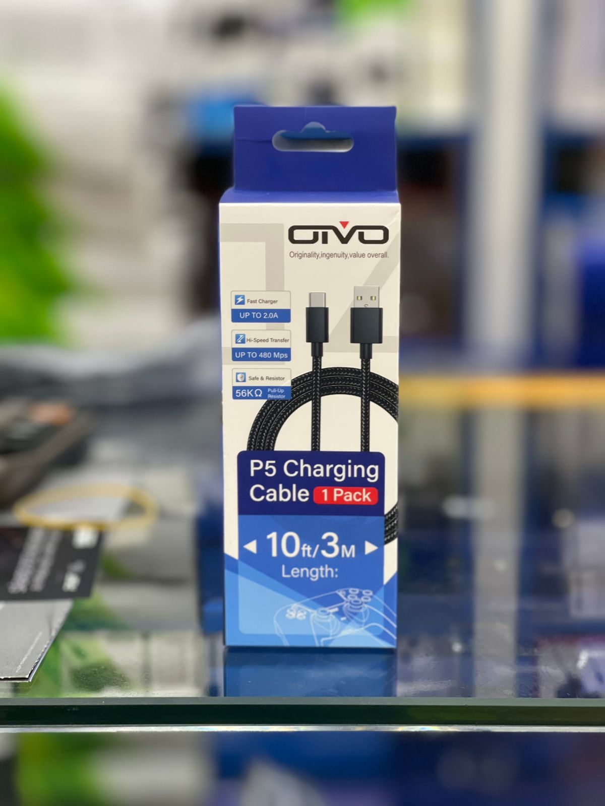 Cabo USB-C para Controle PS5