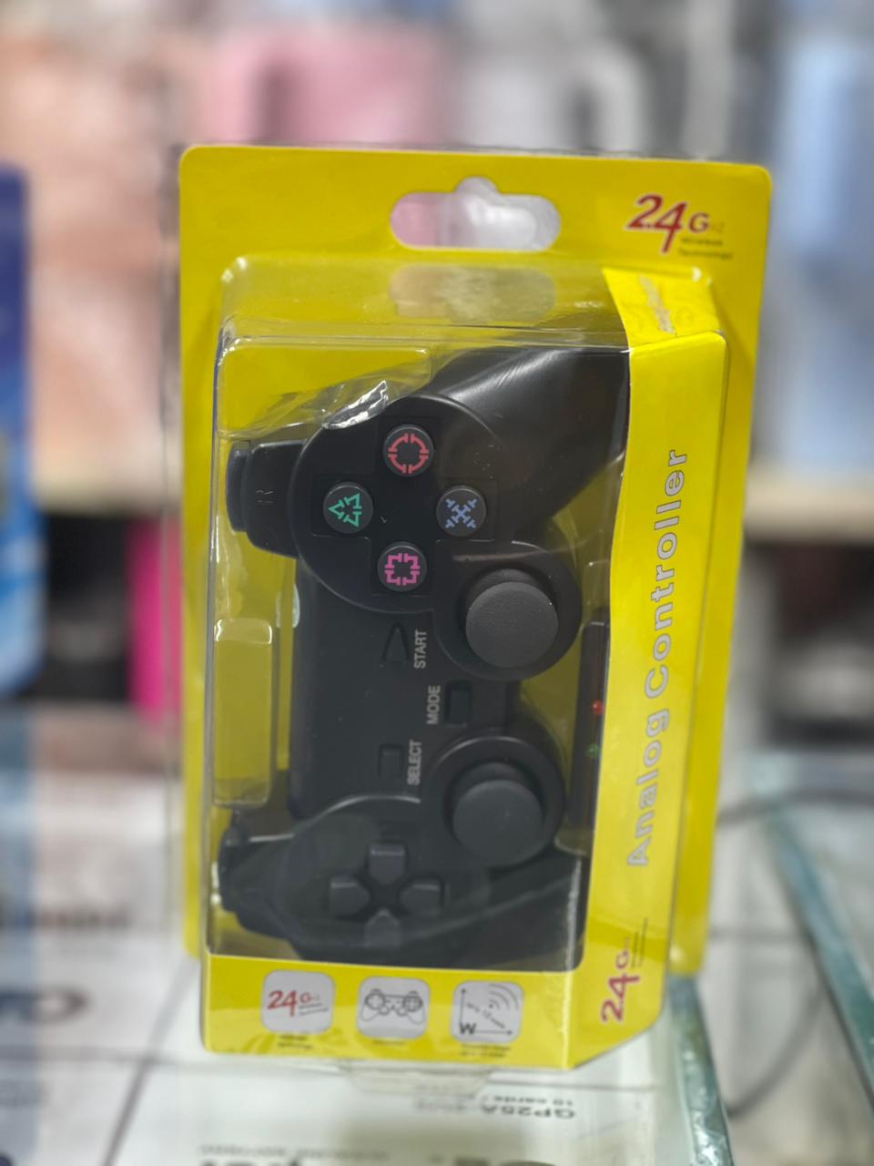 Controle COMPATÍVEL com PS2 com e sem fio.