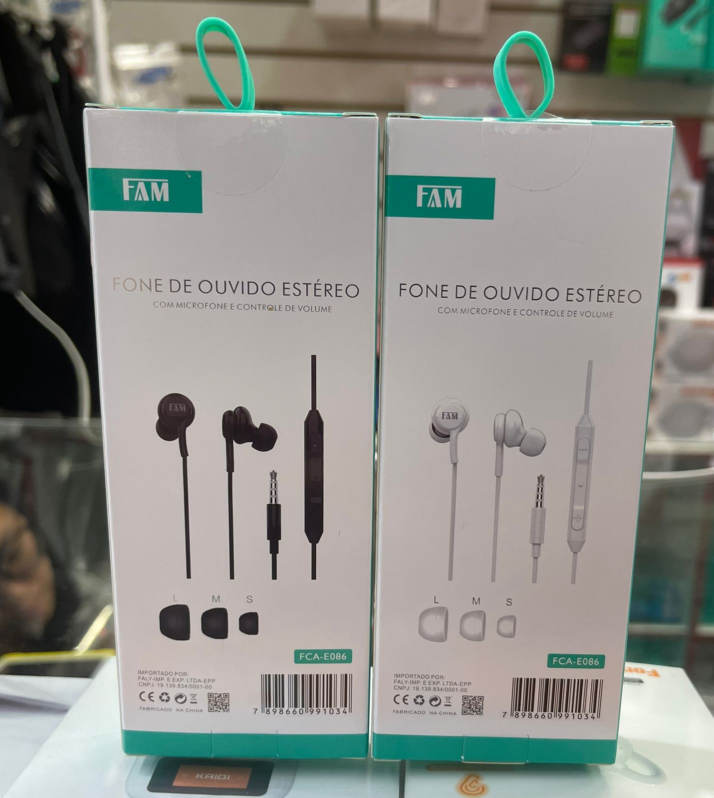 Fone de ouvido Estéreo