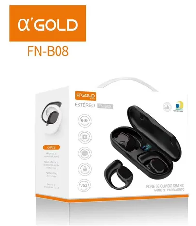Fone A’Gold FN-B08 - Bluetooth esportivo