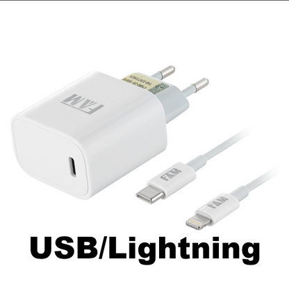 Carregadores USB para Todos os Dispositivos: Tipo-C, Mini USB e Lightning