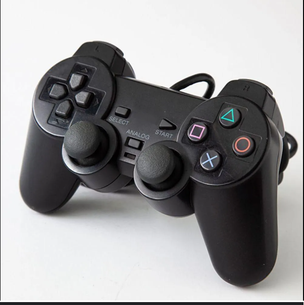 Controle COMPATÍVEL com PS2 com e sem fio.