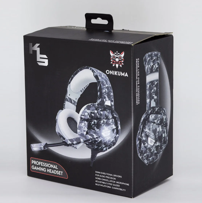 Headset Gamer Profissional Onikuma K5 Camuflado