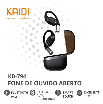 Fone de ouvido sem fio KAIDI KD-794