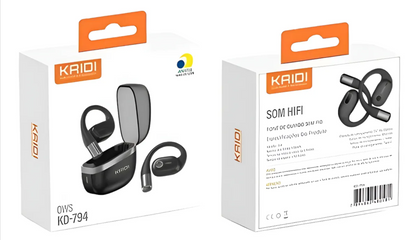 Fone de ouvido sem fio KAIDI KD-794