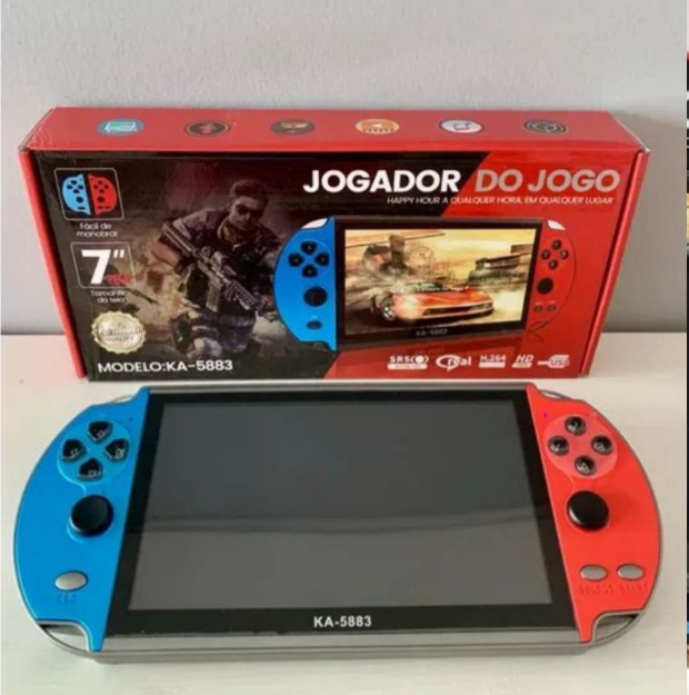 Kapbom KA-5883 – Fliperama de Bolso com Tela Gigante