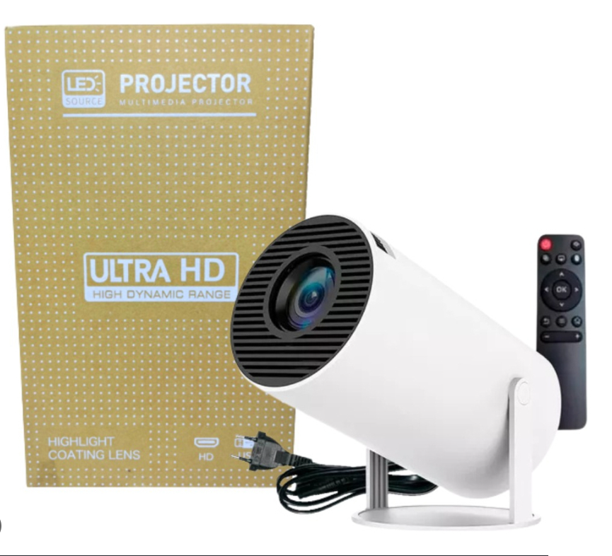 Smart Projector HY300 Pro Ultra HD Android LED