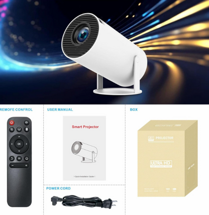 Smart Projector HY300 Pro Ultra HD Android LED