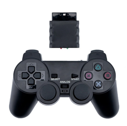 Controle COMPATÍVEL com PS2 com e sem fio.