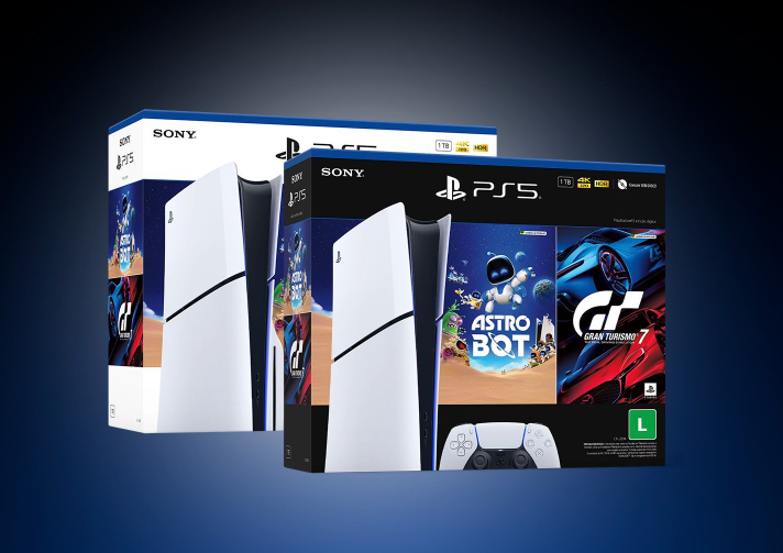 PlayStation 5 - Digital - EDIÇÃO Astro Bot e GT7