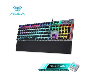 Teclado Mecânico AULA F2058 - 104 teclas