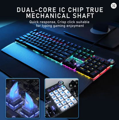 Teclado Mecânico AULA F2058 - 104 teclas