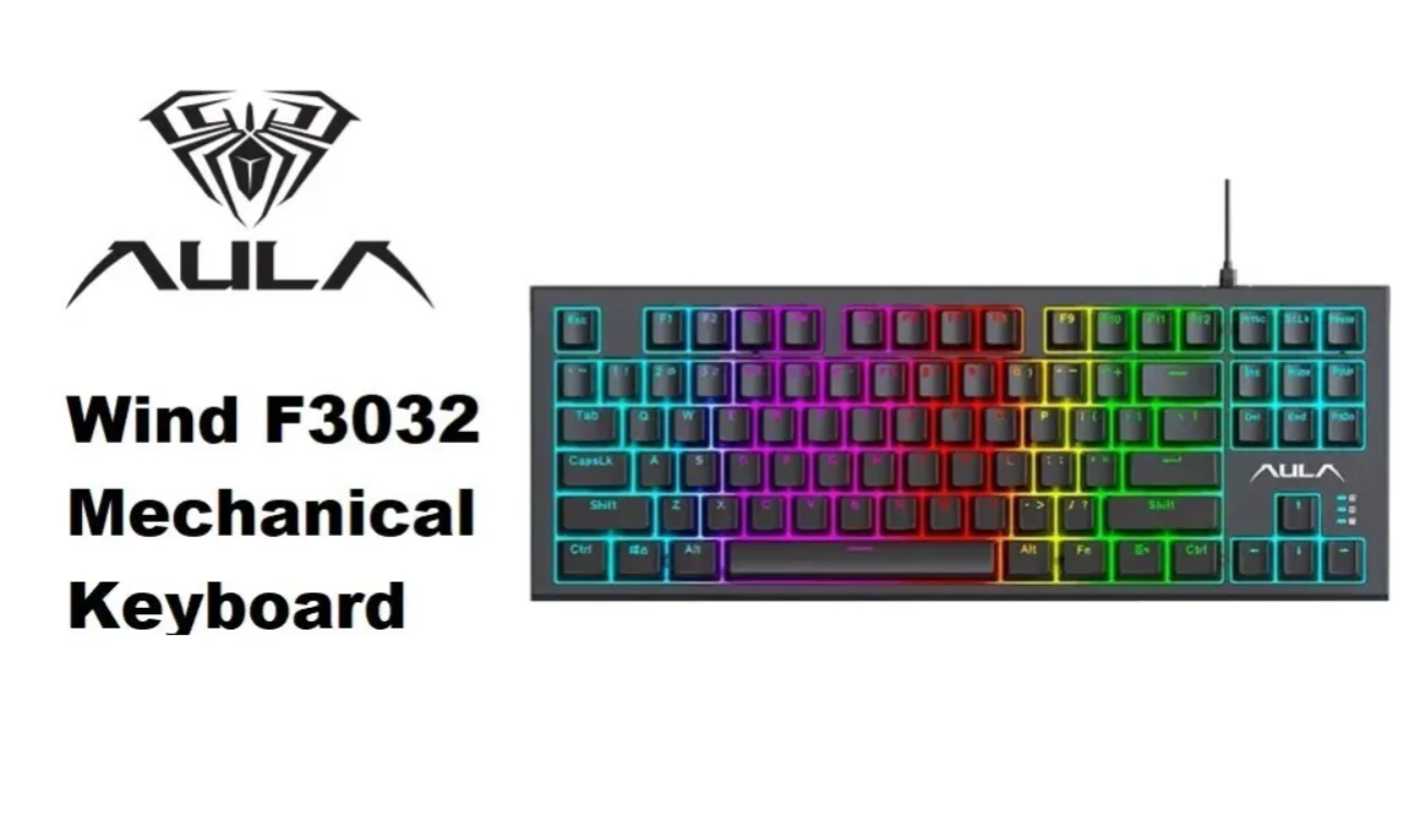 Teclado Mecânico AULA F3032 - 87 teclas
