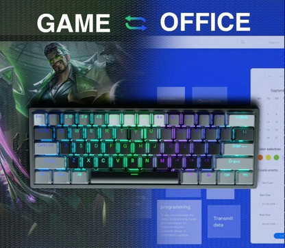 Teclado Mecânico AULA F3261 - 61 teclas