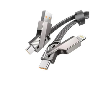 Cabo Ultra Rápido 4 em 1 - Lightning Tipo C - USB Tipo C - FCA-2204 - FAM