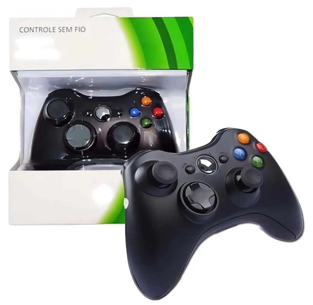 Controle Xbox360 - Com e Sem fio - Primeira linha